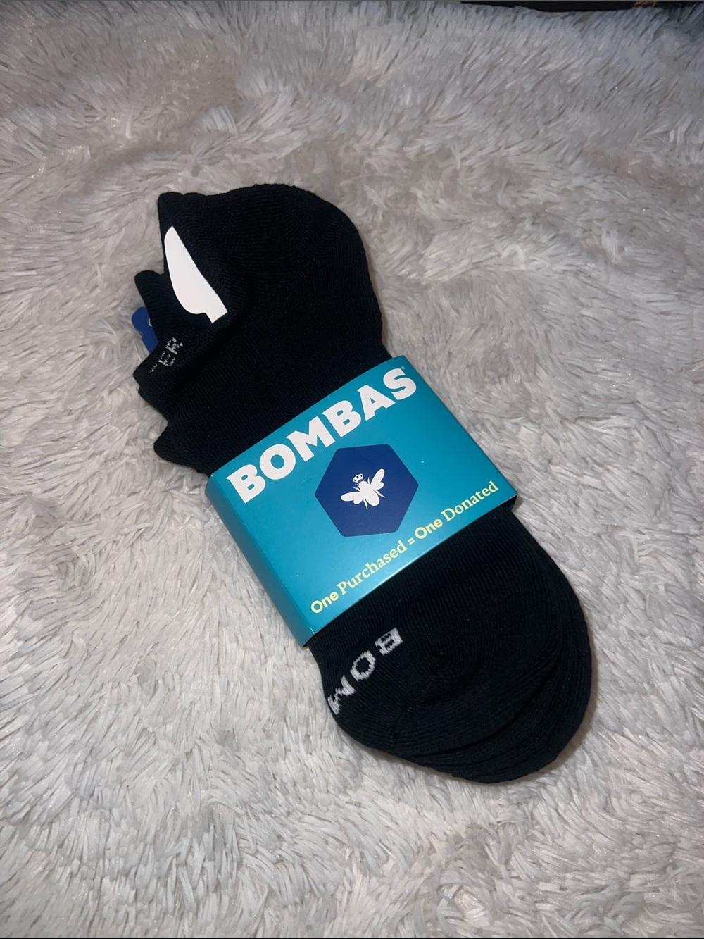 BUNDLE of THREE PAIR of  BOMBAS ANKLE SOCKS
